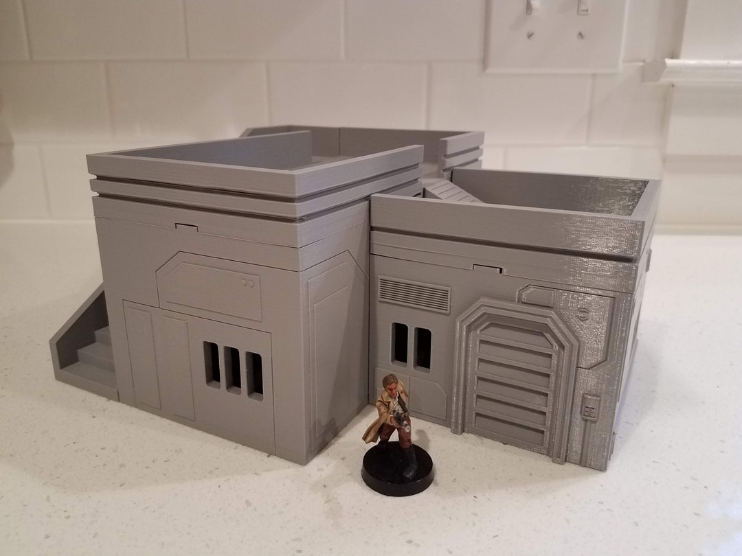 Star Wars Legion Terrain - 3D Printed Medium Urban House - Etsy