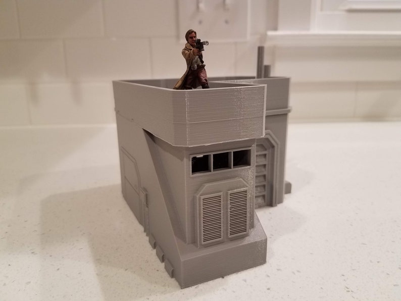 Star Wars Legion Terrain 3D Printed Small Urban House 2 - Etsy