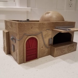 Star Wars Legion Terrain - Desert Shop - 3D Printed Flames of War - Bolt Action - 35mm - 28mm - 15mm