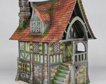 Beetroot House - 28mm - D&D - Medieval Terrain - 3DP4U