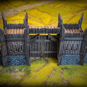 Gatehouse and Walls, Kingdom of Saxonia - Rohan Inspired - MESBG