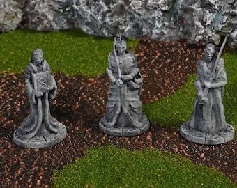 Elven Statues, Kingdom of Noldareth - MESBG - Conquest Creations
