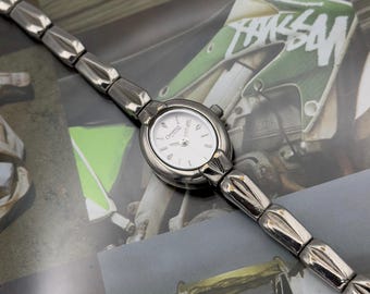 Vintage Caravelle By Bulova Silver Toned Cocktail Watch