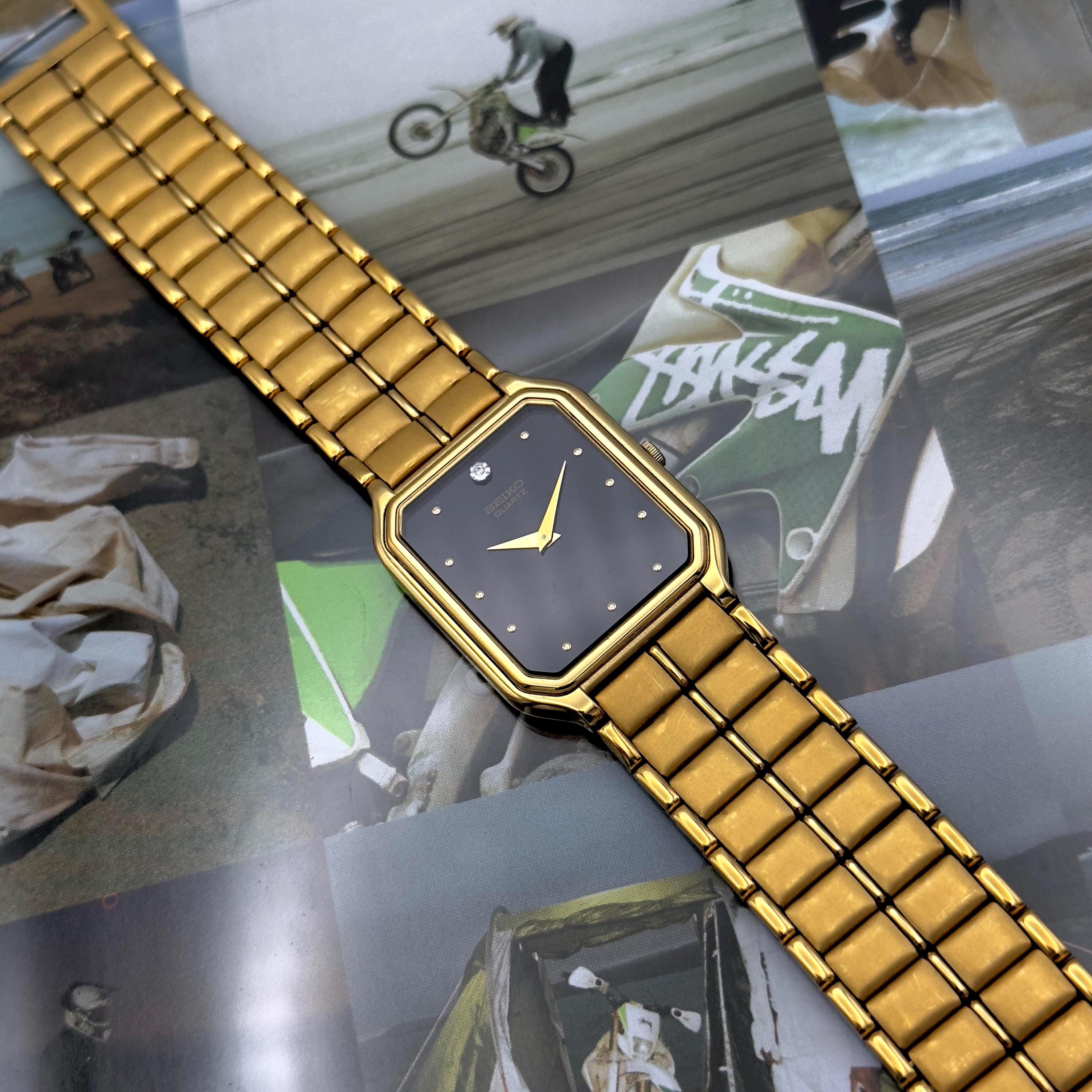 SEIKO スクエア 5P30-6150 ゴールド メンズ クォーツ SEIKO スクエア 5P30-6150 ゴールド メンズ クォーツ Yahoo