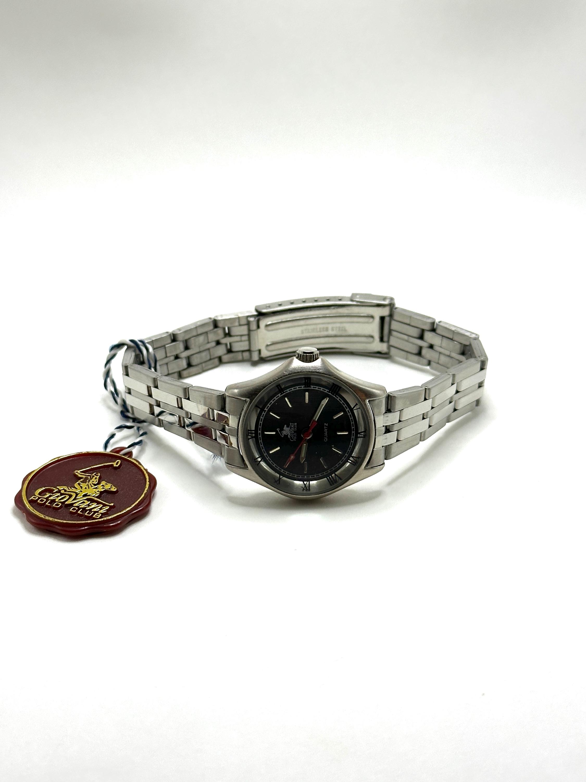 Vintage Beverly Hills Giovani Polo Club Mens Silver Tone  display picture 3