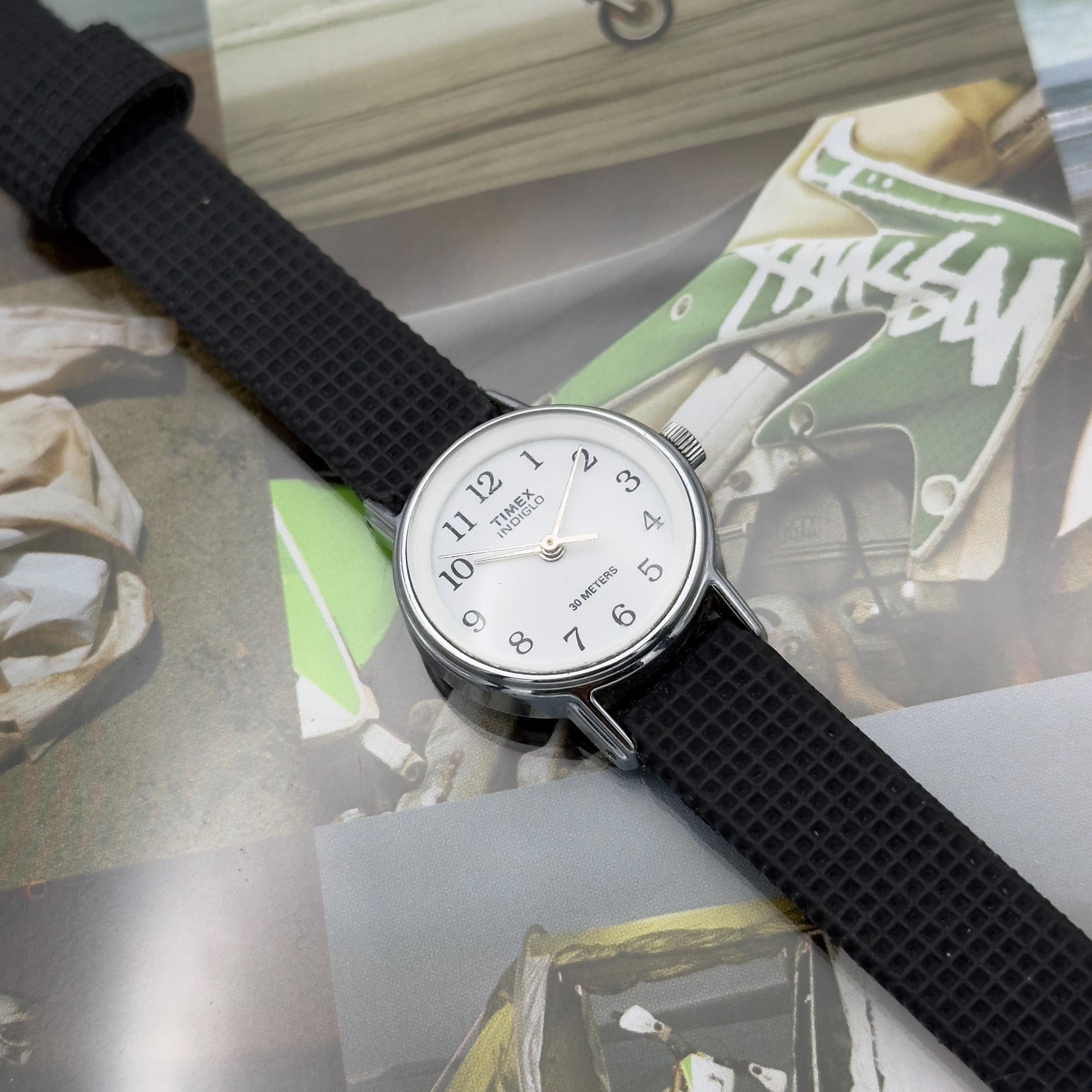 timex easy reader 32mm leather timex childrens watches