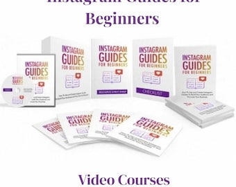 Instagram Guides for Beginners – Video Course with Resell Rights | Social Media Marketing Training