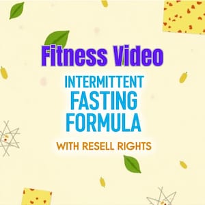 Intermittent Fasting Formula - Video Course with Resell Rights | Health & Weight Loss Training