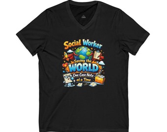 Social Worker Saving the World T-Shirt | One Case Note at a Time