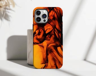 Tortoise Shell Print Phone Case, Classy Tortoiseshell Design Phone Cover for iPhone 17 16 15 14 13 12 11 Pro Max, Samsung Galaxy S25 S24 S23