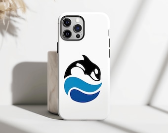 Whale Shark Waves Phone Case Ocean Sea Cover for iPhone 16 15 14 13 12 11 Pro Max, Samsung S25 S24 S23 Plus Ultra, Beach Lovers Phone Case