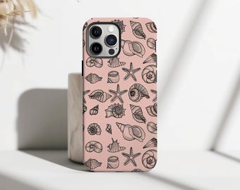 Coastal Granddaughter Aesthetic Preppy Ocean Seashell Phone Case, Beachy Tropical Phone Case, iPhone 16 15 14 13 12 Pro Max, Samsung S25 S24