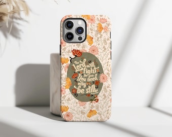 Bible Verse Phone Case, Christian Scripture Phone Cases, Floral Girly Phone Cover for iPhone 17 16 15 14 13 12 11 Pro Max, Samsung S25 S24