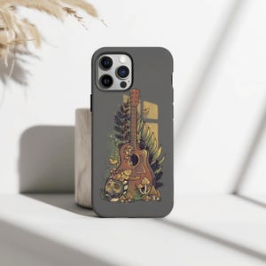 Music Phone Case, Guitar Phone Cover, Electric Guitar Phone Case for iPhone 17 16 15 14 13 12 11 Pro Max, Samsung S25 S24 S23 Ultra