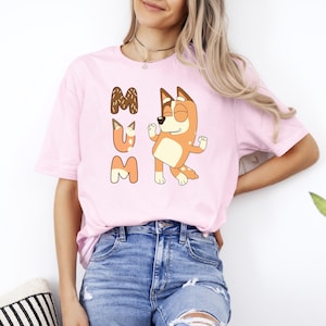 Chili Mum T-shirt, Bluey Inspired MUM T-shirt, Chilli Heeler Shirt, Bluey Cool Mom T-shirt, Bluey Cartoon Shirt, Bluey Birthday Party Shirt