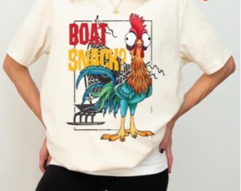 Boat Snack Hei Hei Shirt, Moana Disney Tee