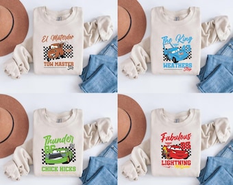 Disney Cars T-shirt, Pixar Lightning McQueen Tee, Tow Mater Sweatshirt