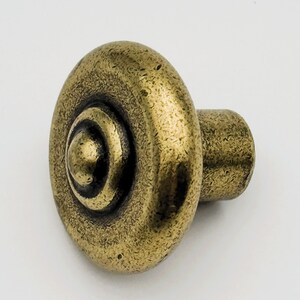 Möbelknopf  Bronze Brüniert, Knauf für Schränke & Vintage-Möbel  19.2421.68