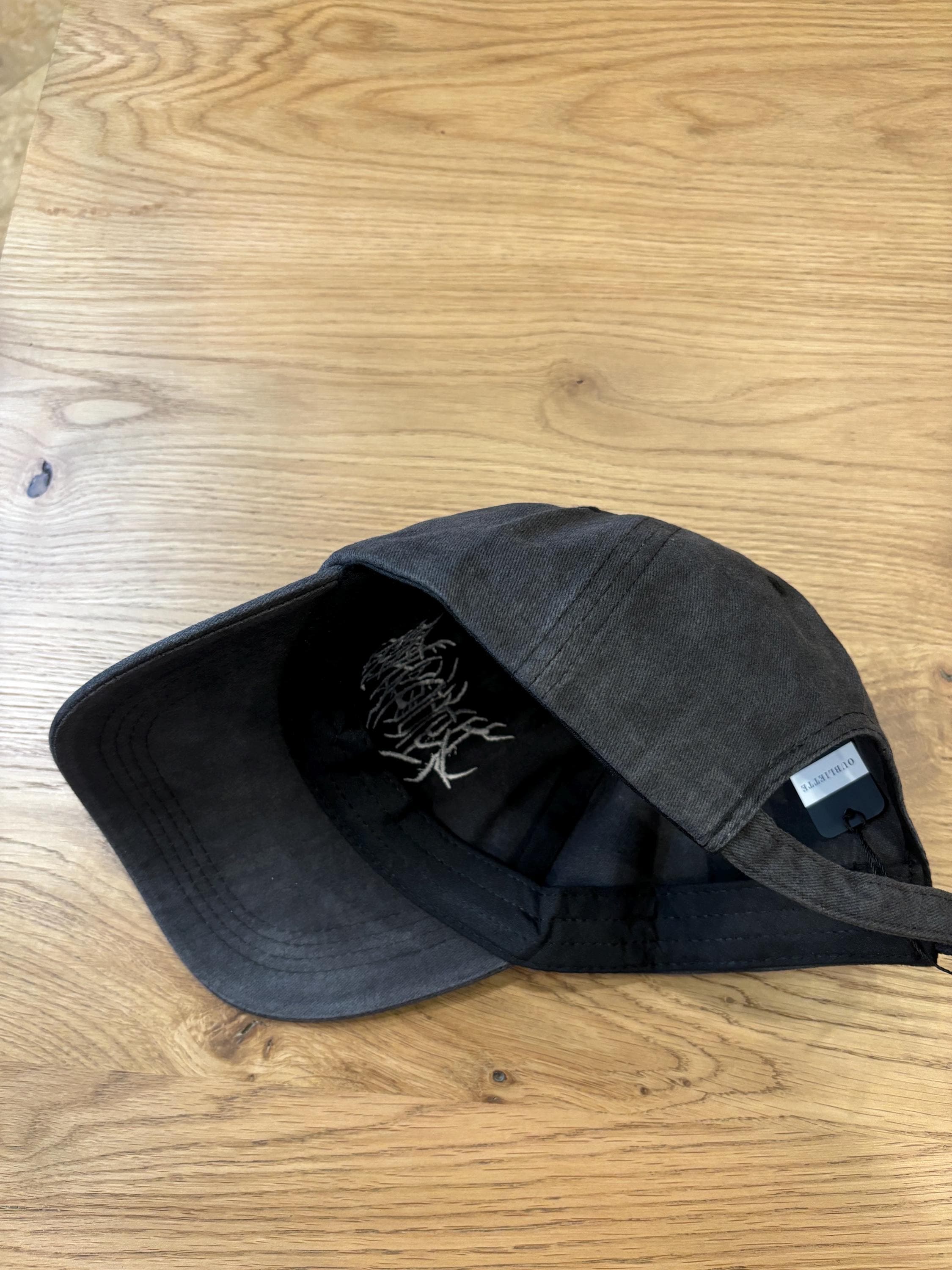 Cyber Y2K Baseball Cap: Vintage Black Wash Grunge Hat - Etsy