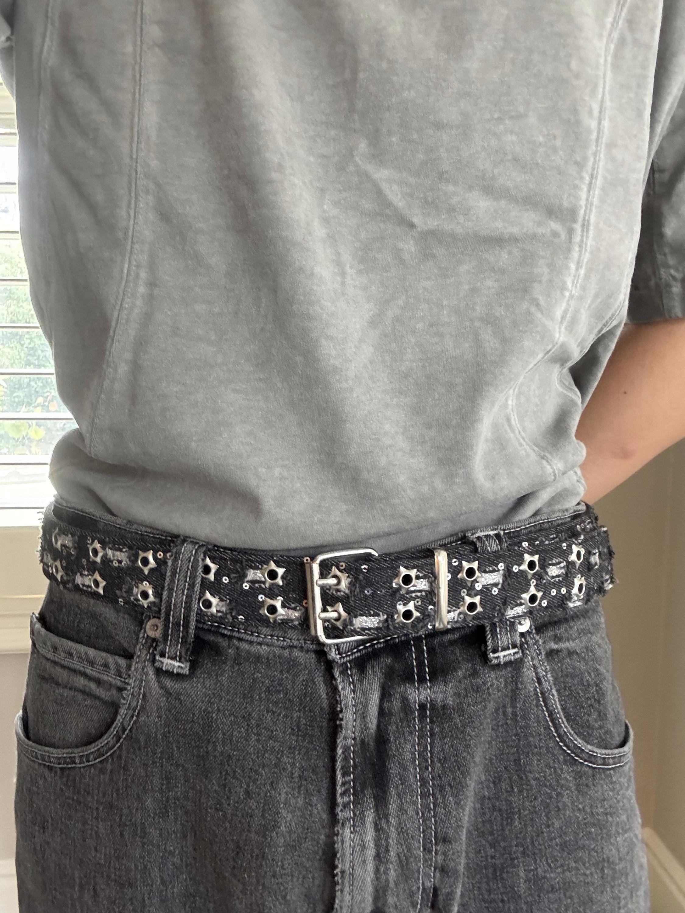 Vintage y2k Comeco Silver Metallic Wide Statement Sculptural Belt Third Phase Silver Concho Belt, C.1930s - Etsy main image 3