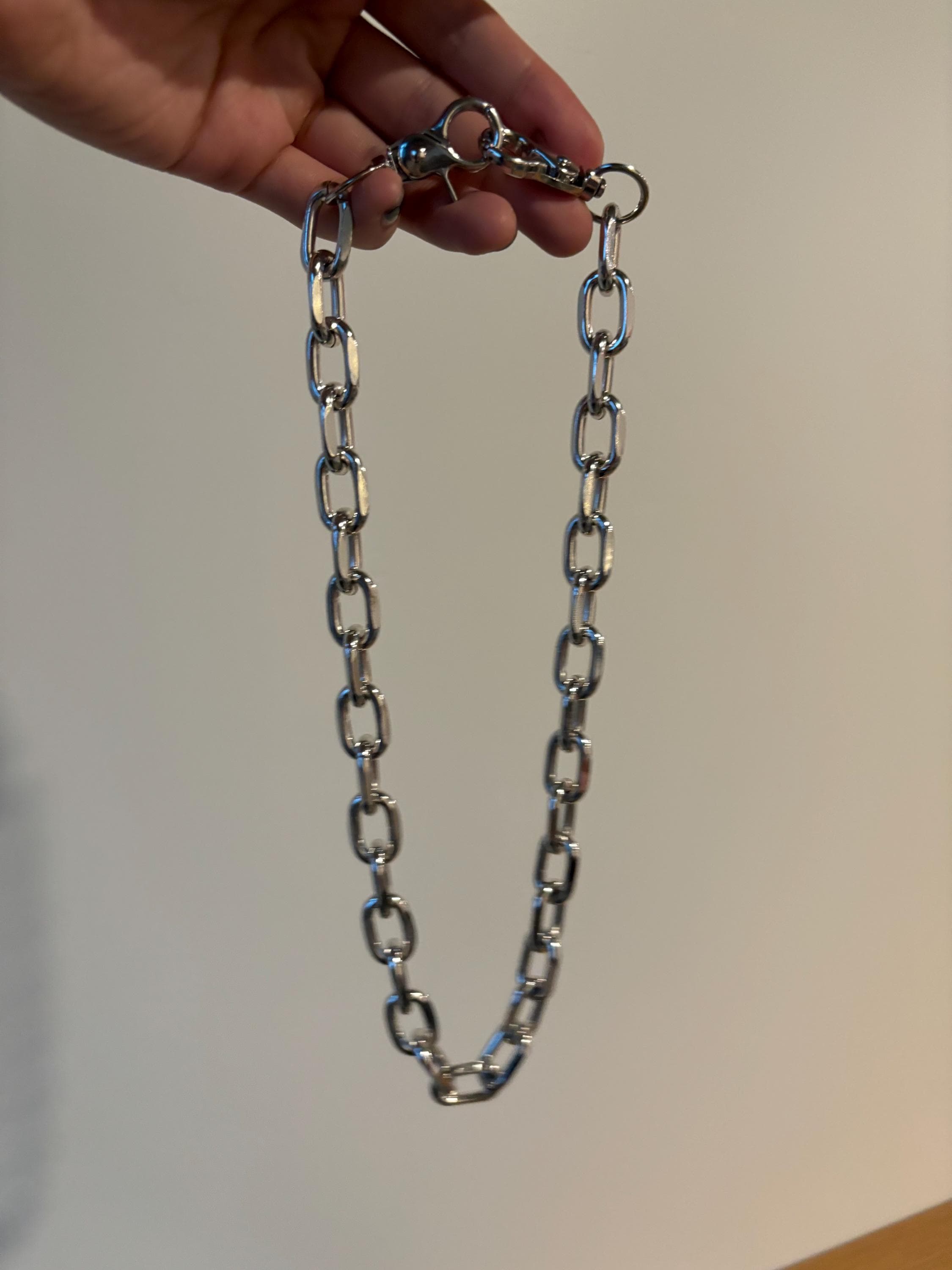 Buy Y2K Wallet Chain: Silver Link Pants Chain, Japanese Grunge