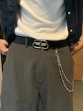 Y2K Gothic Cross Jeans Chain: Grunge Wallet Accessory