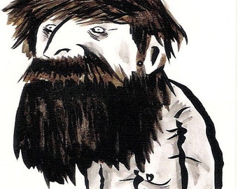 Bearded Man Phil sticker