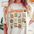 The Life of the Showgirl stamps shirt, ShowGirl Eras shirt, Fangirl Tshirt Croptop tank Baby tee Comfort colors Unisex T-shirt