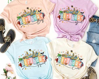 Personalized Universal Studios Birthday Unisex T-shirt, Super Heroes Birthday Girl Baby Tee CropTop Tank, universal trip Family matching tee