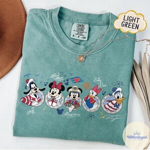 Vintage Mickey & friends signature Disney Cruise Line shirt, Family matching Wish Dream Magic Wonder Destiny Treasure Fantasy shirt bild 3