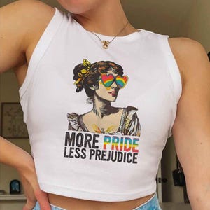More Pride Less Prejudice Shirt, LGBTQ Shirt, Proud Ally Shirt, Pride Month Shirt, LGBTQ Sweatshirt, LGBTQ Gift, Pride Parade, Lesbian Shirt