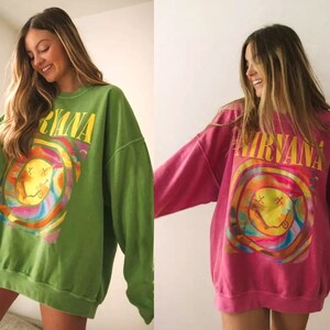 green nirvana sweatshirt