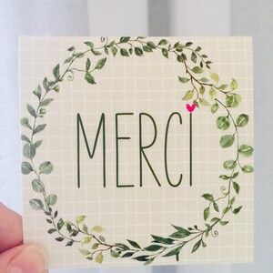 MERCI • Carte Postale