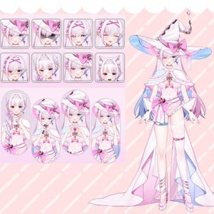 premade live2d vtuber model/editable&rigging/Magical Girl