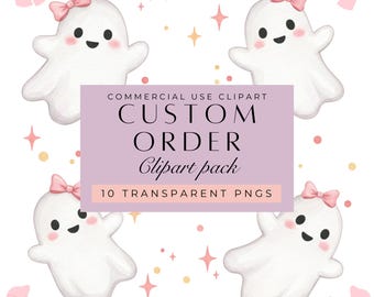 Custom Watercolor Clipart For Personal And Commercial Use: Personalized Digital Art (Digital Download)