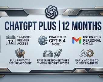 Account privato ChatGPT Plus / 12 mesi / Consegna immediata / Accesso globale / Leggi la descrizione