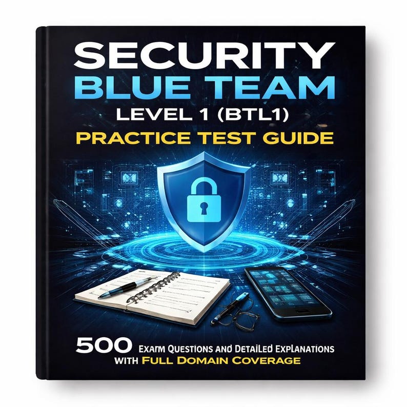 Security Blue Team Level 1 PDF | 500 Practice Questions | BTL1 Exam ...