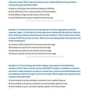 Databricks Certified Data Engineer Associate Exam Guide PDF | 4 Practice Tests, 180 Questions & Explanations image 4