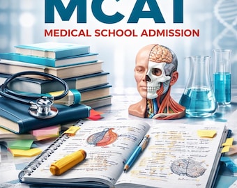 MCAT Study Guide & Notes (500 Key Concepts PDF, Medical School Exam Prep)
