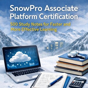 SnowPro Associate Study Guide, pdf | 500 studienotities | Voorbereiding examen Snowflake Rapid Review