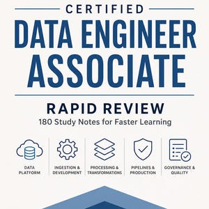Studiegids voor het Databricks Data Engineer Associate-examen | Snelle samenvatting, 180 studienotities + woordenlijst (pdf)
