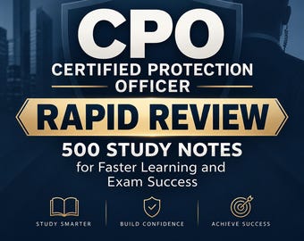 CPO Rapid Review: 500 Study Notes for Exam Success (PDF Download)