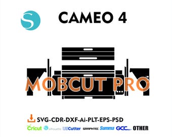 Plantilla vectorial de archivo de corte de piel para Silhoutte Cameo 4
