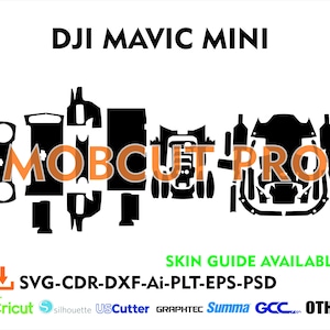DJI Mavic Mini Skin Schneidedatei Skin Schnittdatei Vektor Vorlage