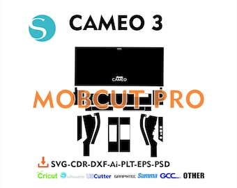 Silhouette Cameo 3 skincut vectorbestandssjabloon