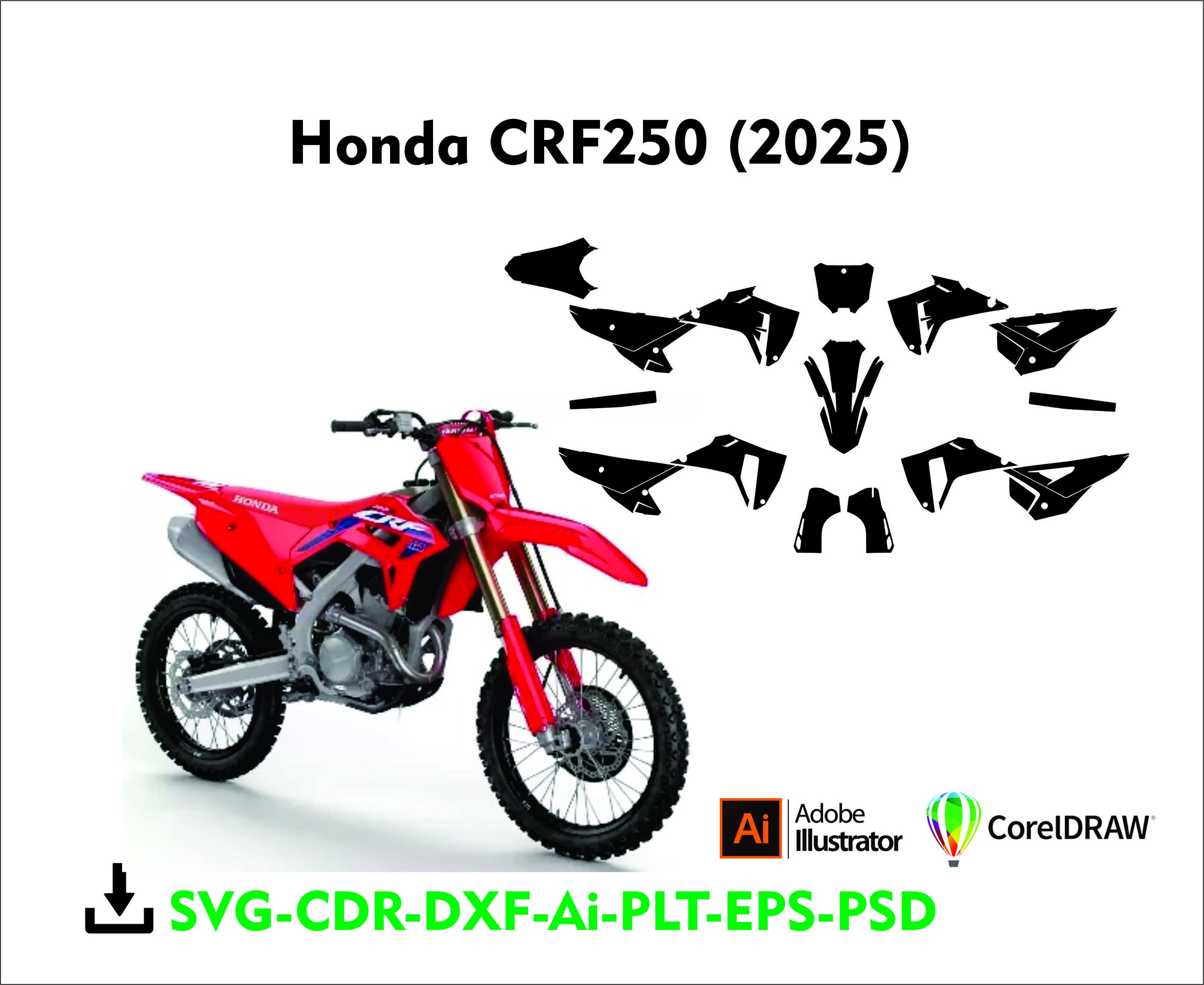 Kit Plastique Honda CRF 250 2019-2021 / CRF 450 2017-2020 - Old Mx - Occasion