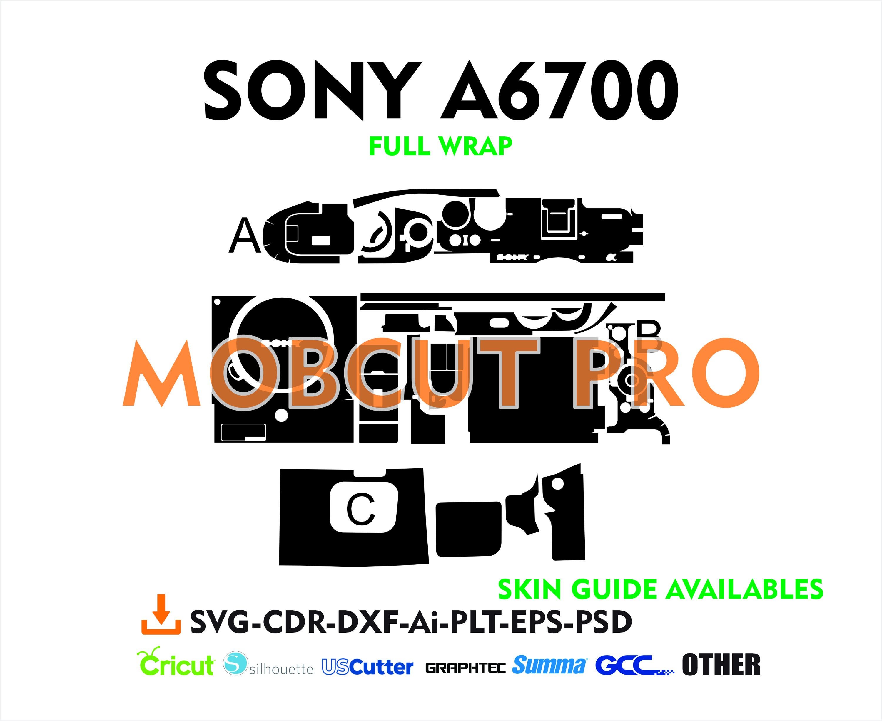 Plantilla vectorial de piel para Sony A6700