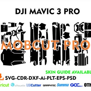 DJI Mavic 3 Pro Skin Schnittdatei Skin Vektor Vorlage