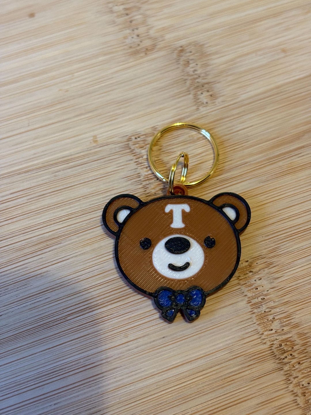 Tag Bea 3D Printed Bear Dog ID Tag, Personalized Name, NFC Option - Etsy