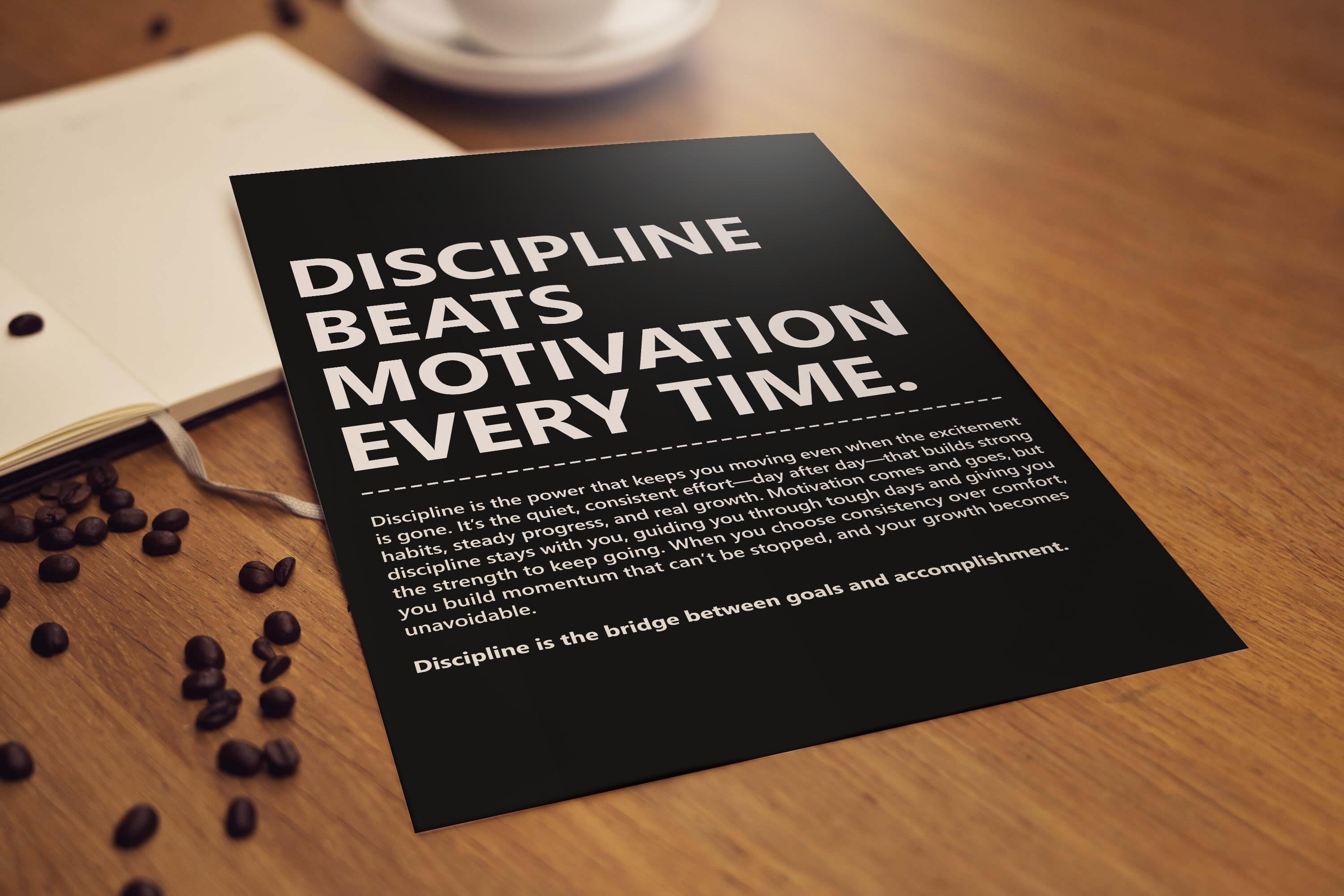 Discipline Poster